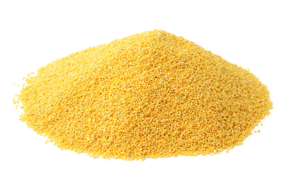 Yellow millet isolated