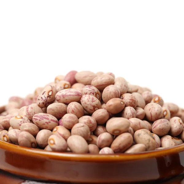 Roman beans on white — Stock Photo, Image