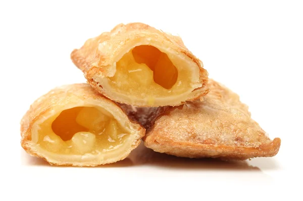 Pineapple Pies on white — Stock Photo, Image