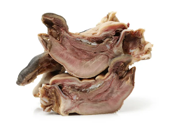 Gekookt varkensvlees tong — Stockfoto