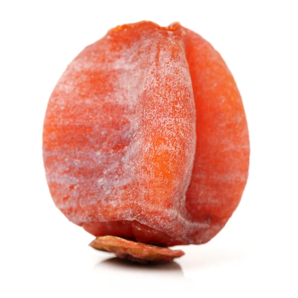 Dried persimmon on white — Stock Photo, Image