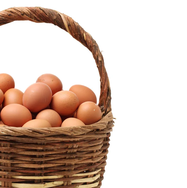 Bruna ägg isolerade — Stockfoto