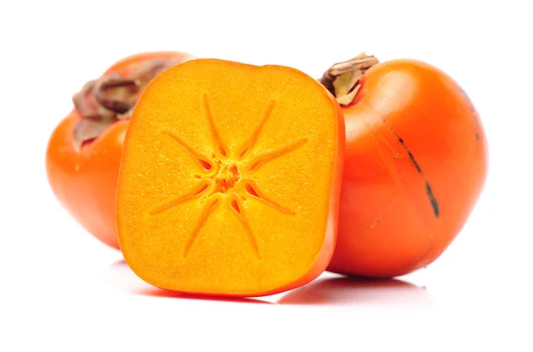 Persimmons de laranja fresca — Fotografia de Stock