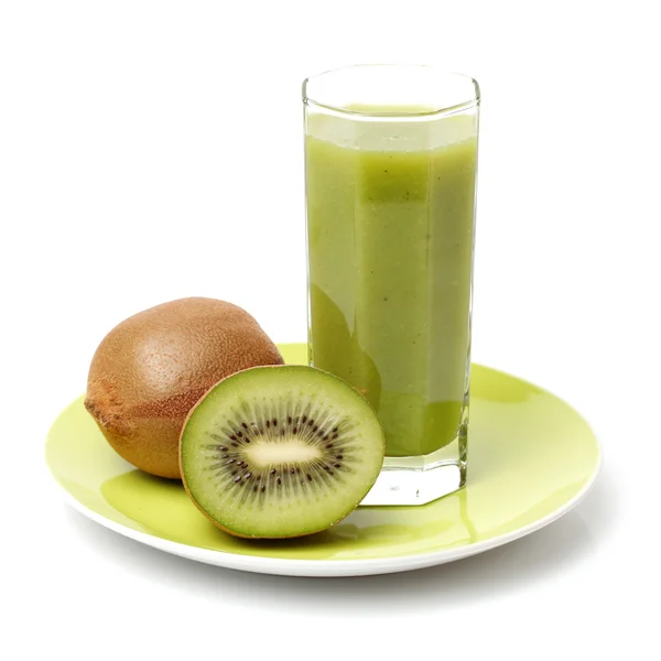 Kiwi juice and fruits — Stock Photo, Image