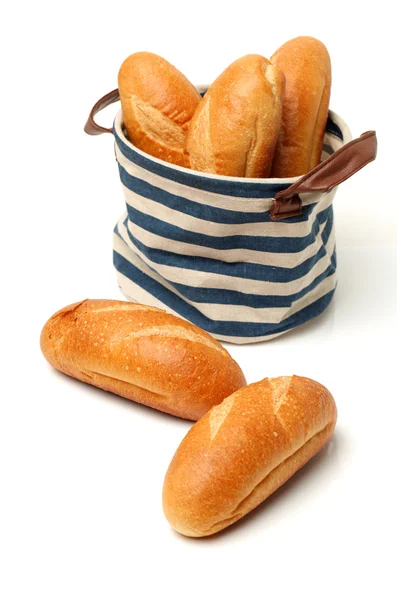 Krustige Mini-Baguettes — Stockfoto