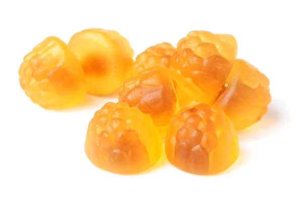 Sweet gummy on white — Stock Photo, Image