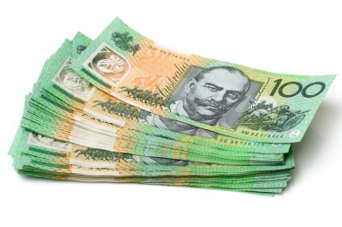 Bank notes of Australia clipart