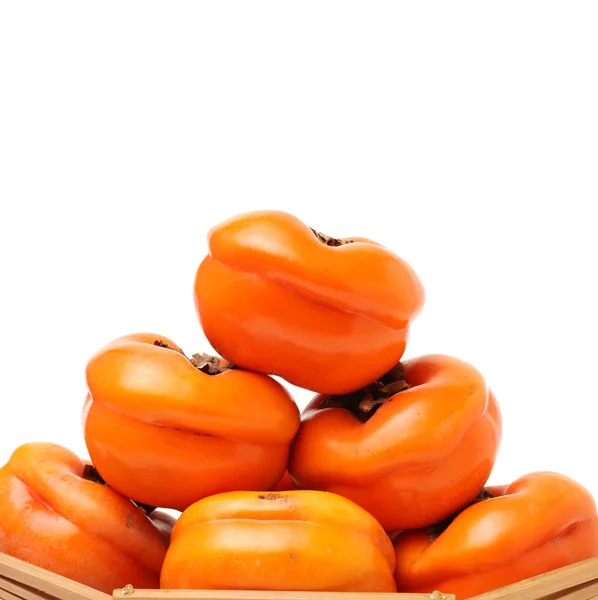 Fresh orange persimmons — Stock Photo, Image