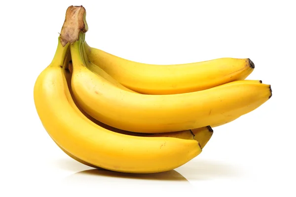 Pęczek świeżych dojrzałych bananów — Zdjęcie stockowe