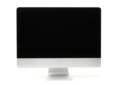 bilgisayar monitöründe beyaz