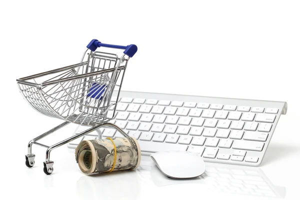 Internet online winkelen concept — Stockfoto