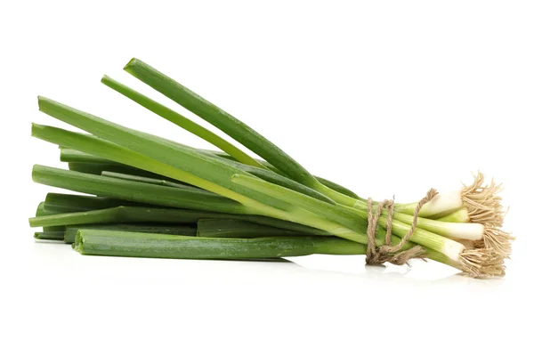 Frische grüne Zwiebeln — Stockfoto