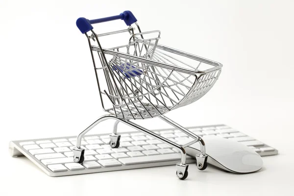 Internet conceito de compras online — Fotografia de Stock