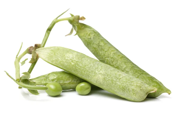 Fresh peas  on white — Stock Photo, Image