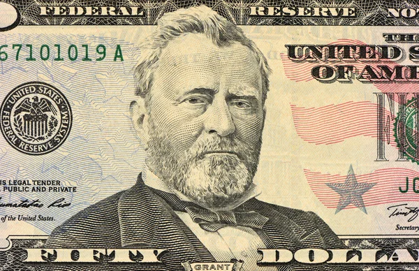 Cinquanta dollari Bill — Foto Stock