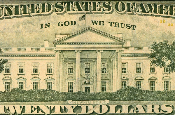 Vista do dólar americano — Fotografia de Stock
