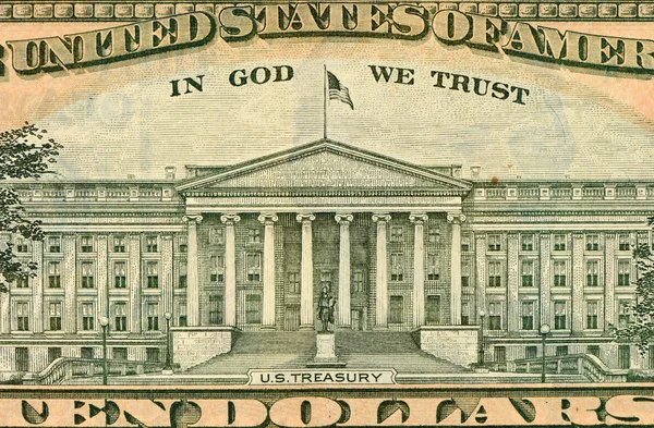 Vista sul dollaro americano — Foto Stock