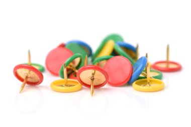 renkli pushpins grubu