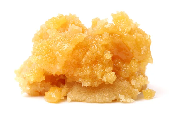 Naturally crystallized rape honey — Stock Photo, Image