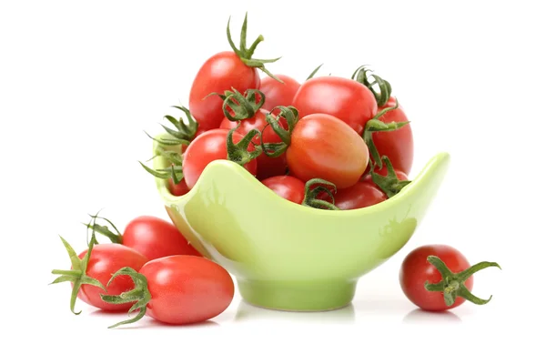 Jalá tomates en un blanco —  Fotos de Stock