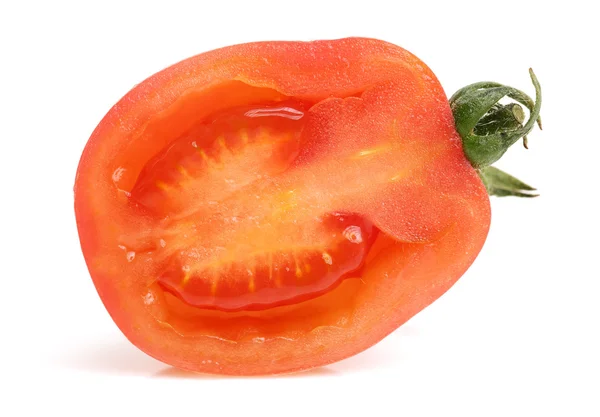 Сherry tomato on a white — Stock Photo, Image