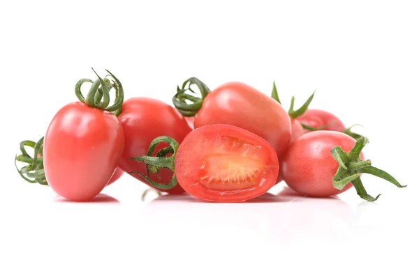 Tomates à la cerise sur un blanc — Photo