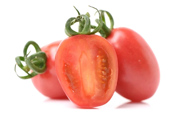 Herry ντομάτες σε ένα λευκό — Φωτογραφία Αρχείου
