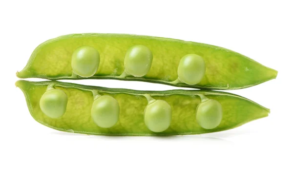 Fresh peas  on white — Stock Photo, Image