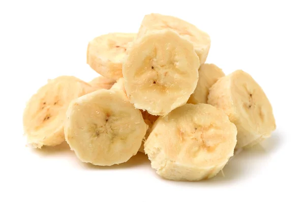 Chopped sweet banana — Stock Photo, Image