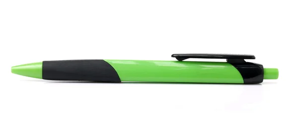 Ball pen of green colour — Stock Photo, Image