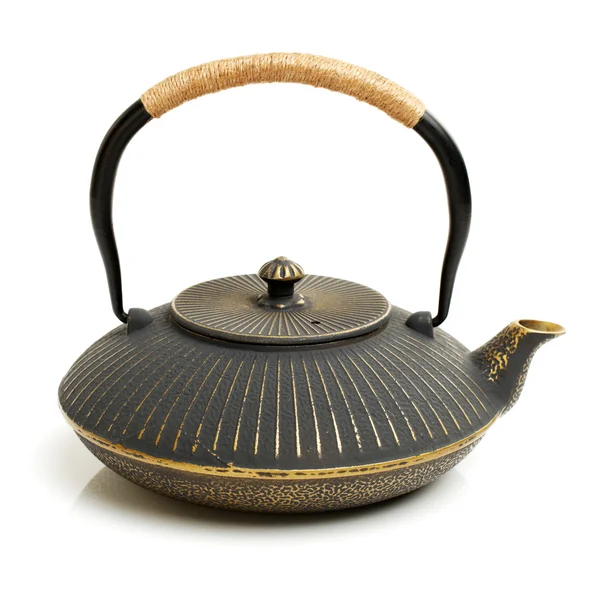Iron japanese teapot Stock Photo by ©jianghongyan 53138651