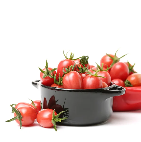 Tomates rojos de cereza — Foto de Stock