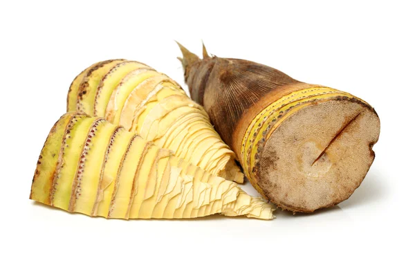 Bamboo shoot  on white — Stock Photo, Image