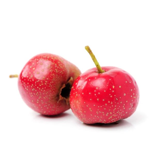 Dos manzanas rojas perfectas — Foto de Stock