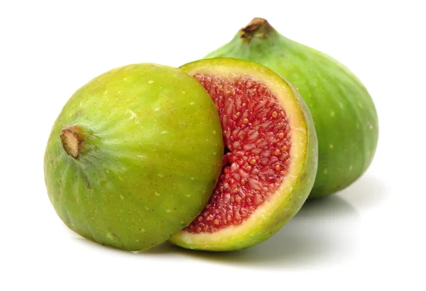 Ripe figs on a white — Stock Photo, Image
