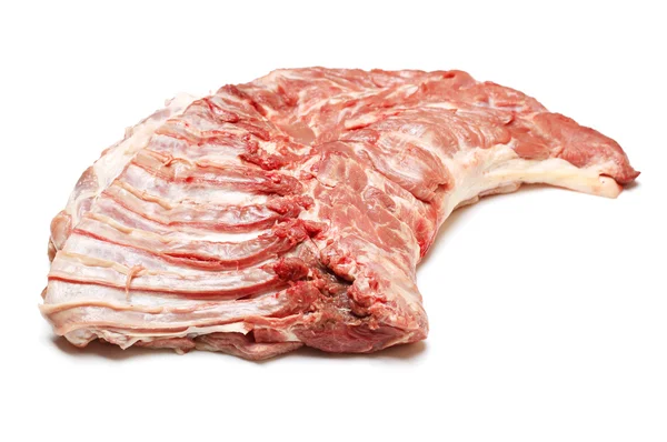 Pork ribs on white — Stock Photo, Image