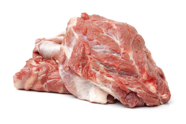 Pork ribs on white — Stock Photo, Image