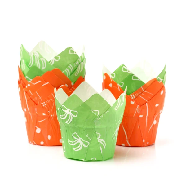 Paper cupcake liners — Stock Photo, Image