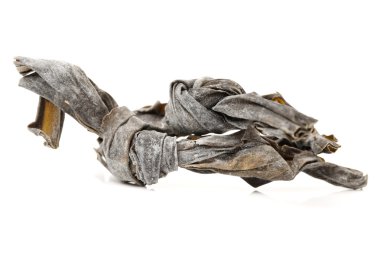 Kuru siyah çay yaprakları