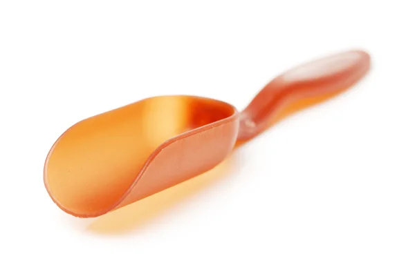 Plastic measuring spoon — Stock Photo, Image