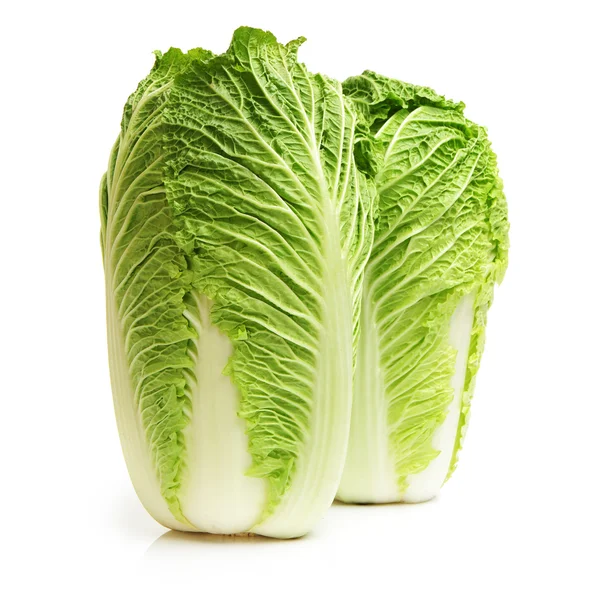 Chinese cabbage on white — Stock Photo, Image