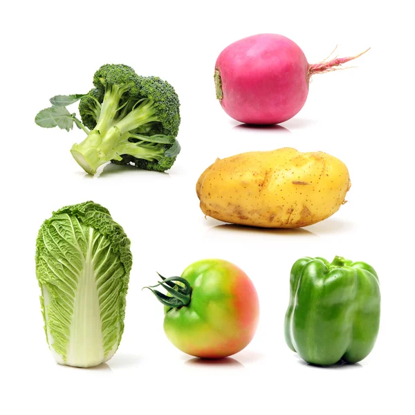 Fresh vegetables collage — Stock Photo, Image