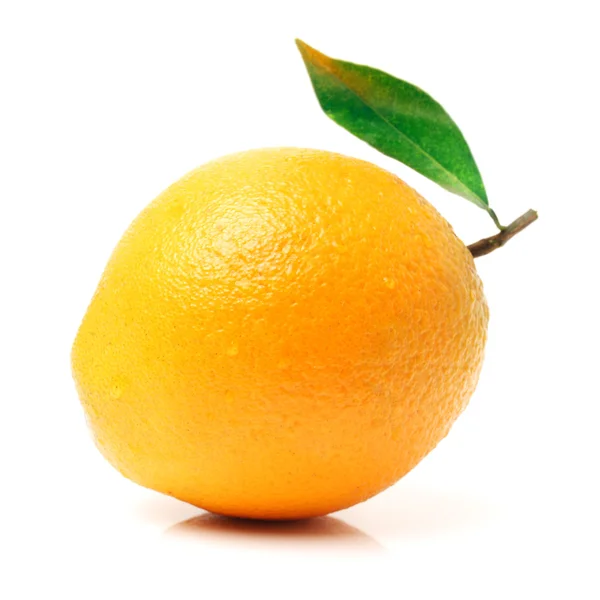 Owoc pomarańczowy z liści — Zdjęcie stockowe
