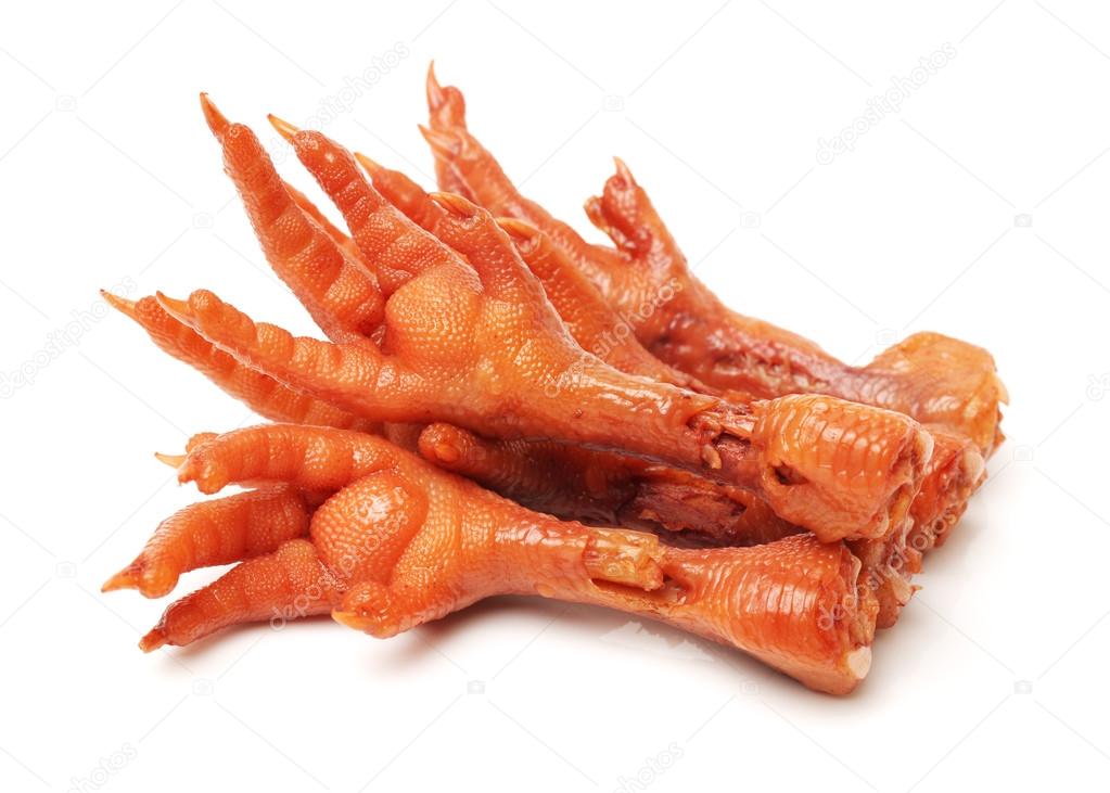 Cooking chicken feet