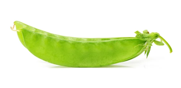 Single green pea pod — Stock Photo, Image