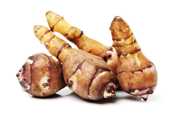 Jerusalem artichoke on white — Stock Photo, Image