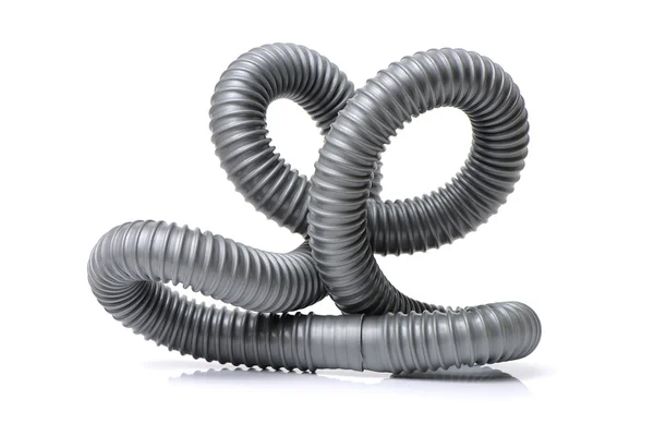 Gray plastic hose — Stock Photo, Image