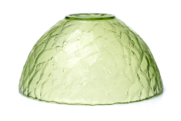 Tigela de vidro verde — Fotografia de Stock