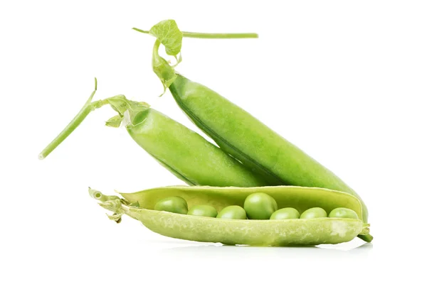 Green fresh pea pods — Stock Photo, Image