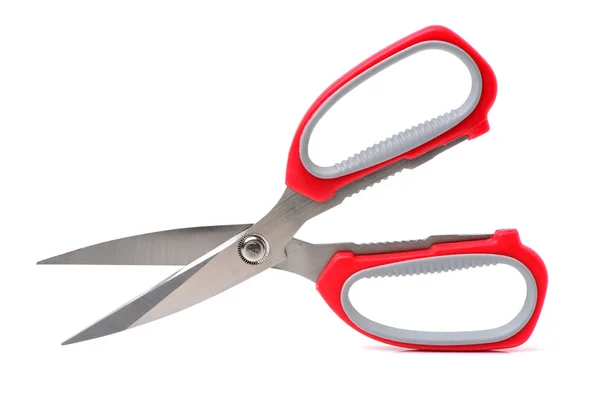 Scissors with red handles — Stock Photo, Image